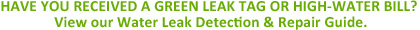 Leak Repair Guide